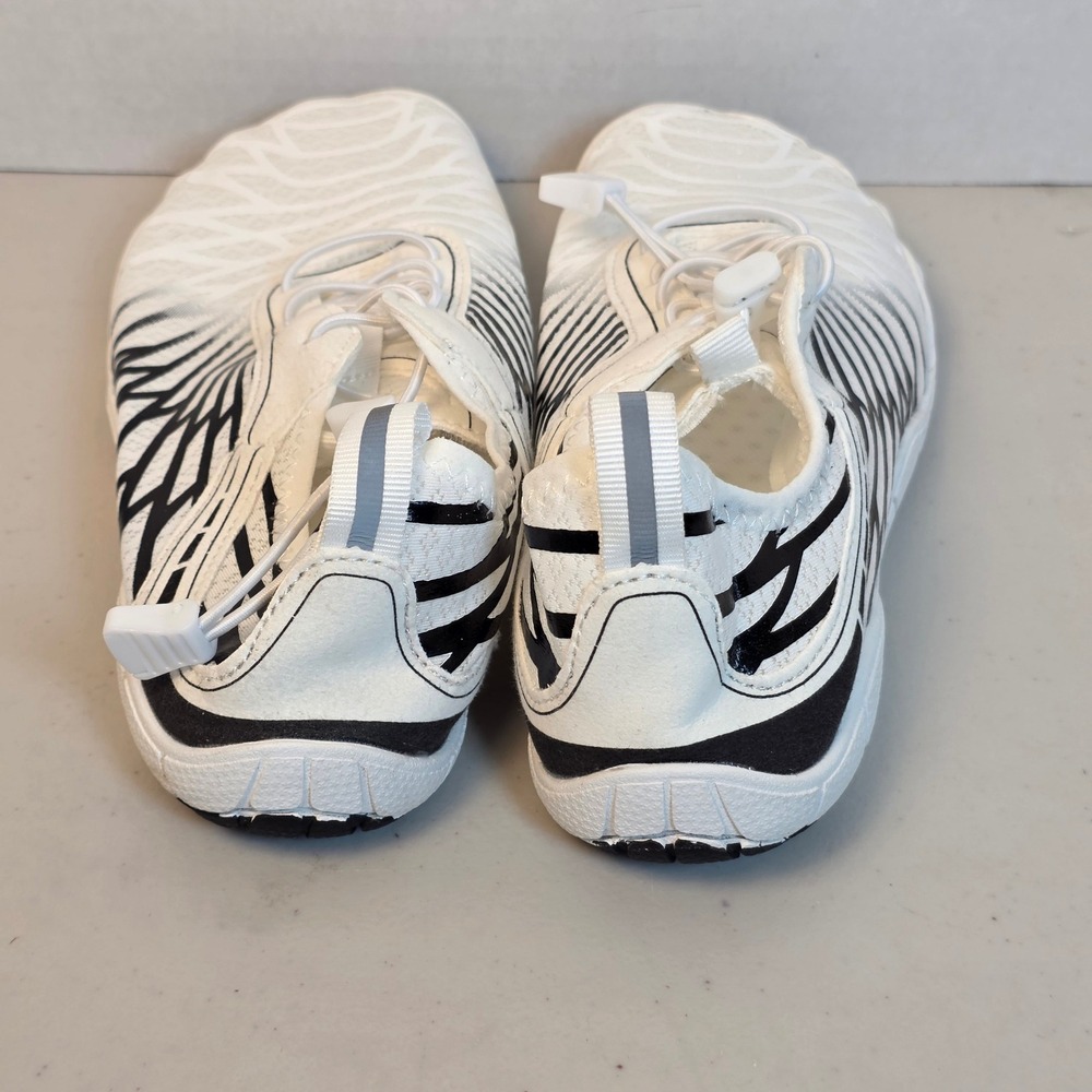 Barefoot Water Shoes Womens 38 White Black Quick Dry Swim Beach Minimalist Pool - Picture 3 of 6
